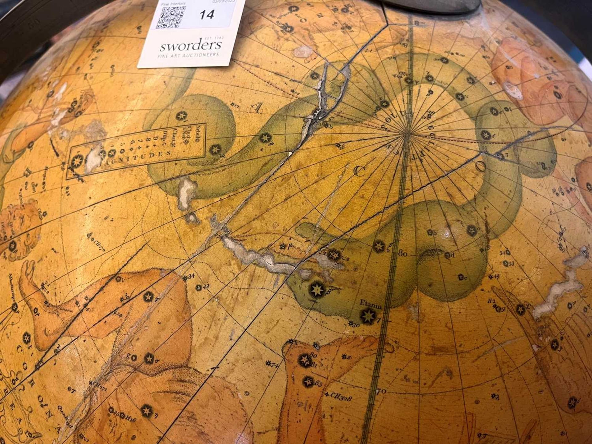 A large celestial library globe by J & W Cary, - Bild 29 aus 84