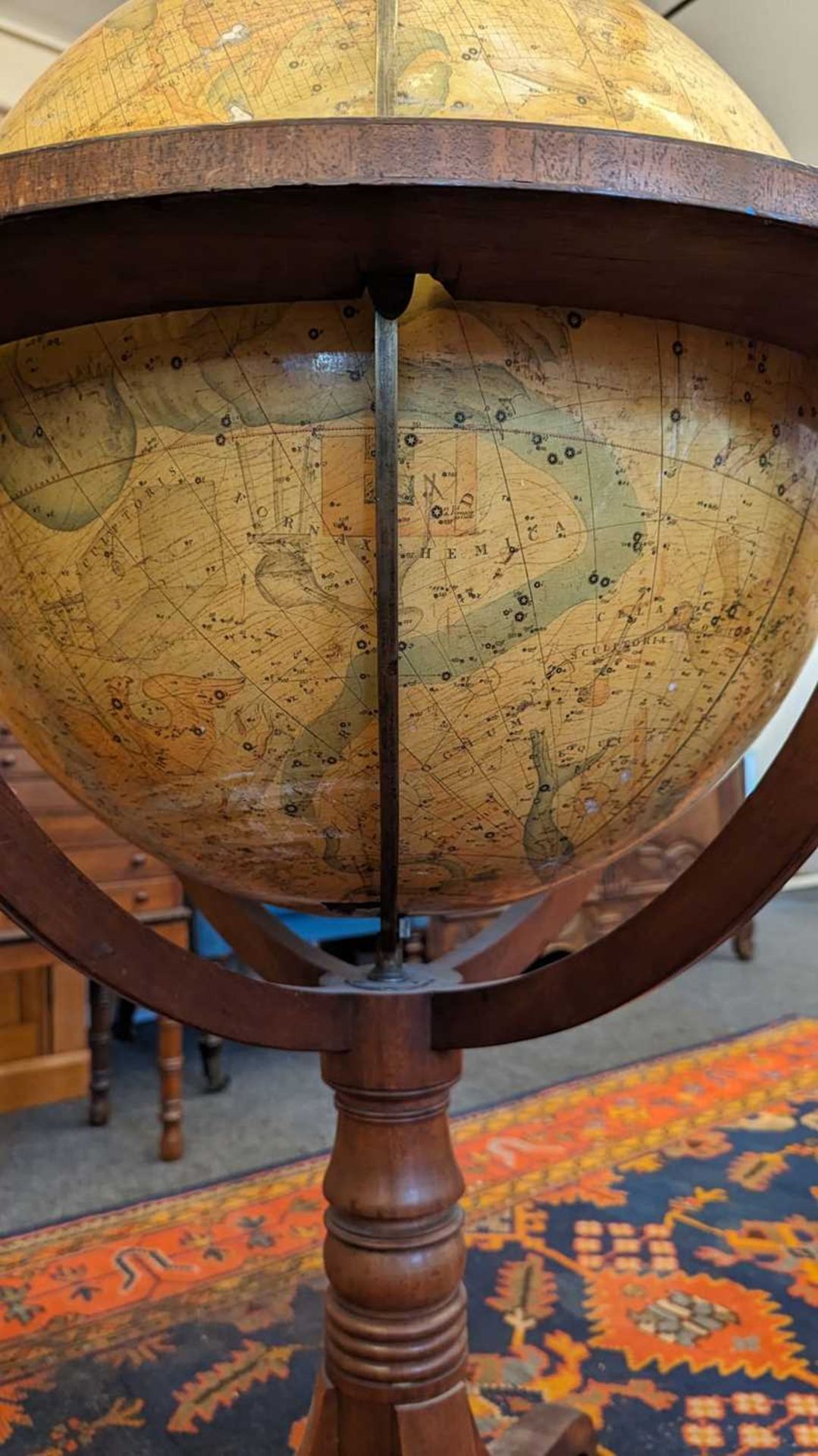 A large celestial library globe by J & W Cary, - Bild 20 aus 84