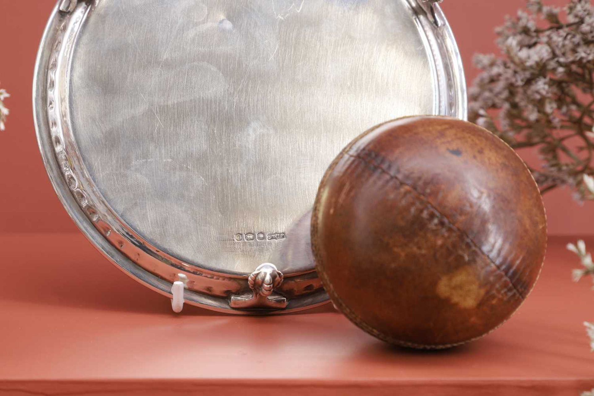 A Victorian silver-mounted cricket ball, - Image 7 of 7