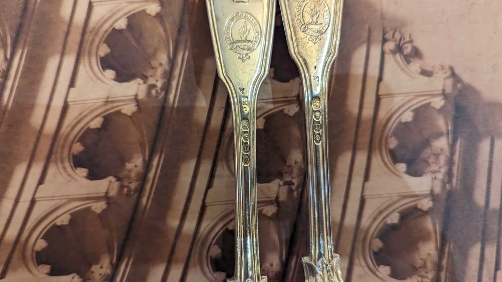 A composed George IV silver flatware service, - Image 34 of 46