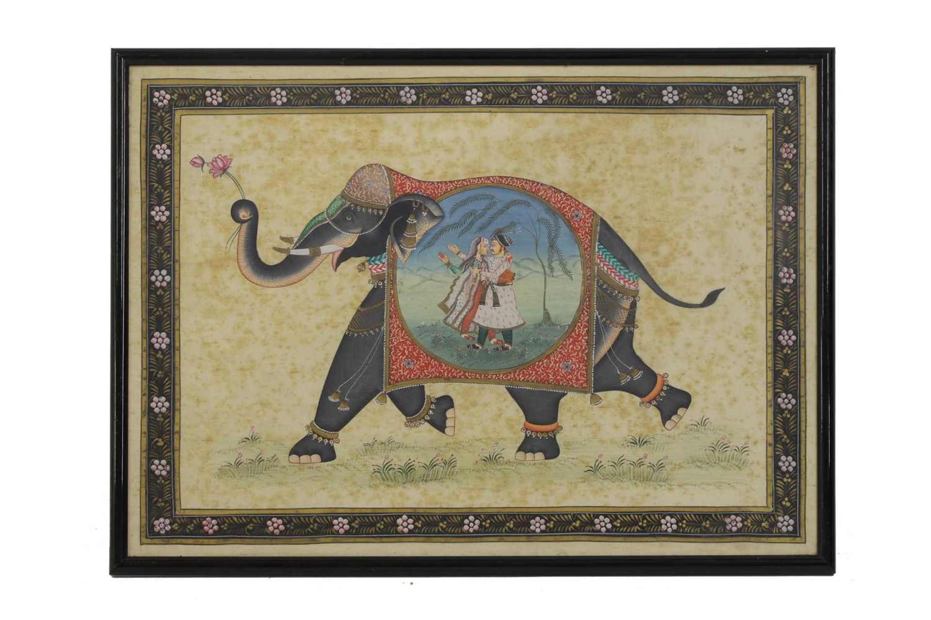 An assembled collection of Mughal Indian paintings, - Image 10 of 13