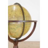 A large celestial library globe by J & W Cary,