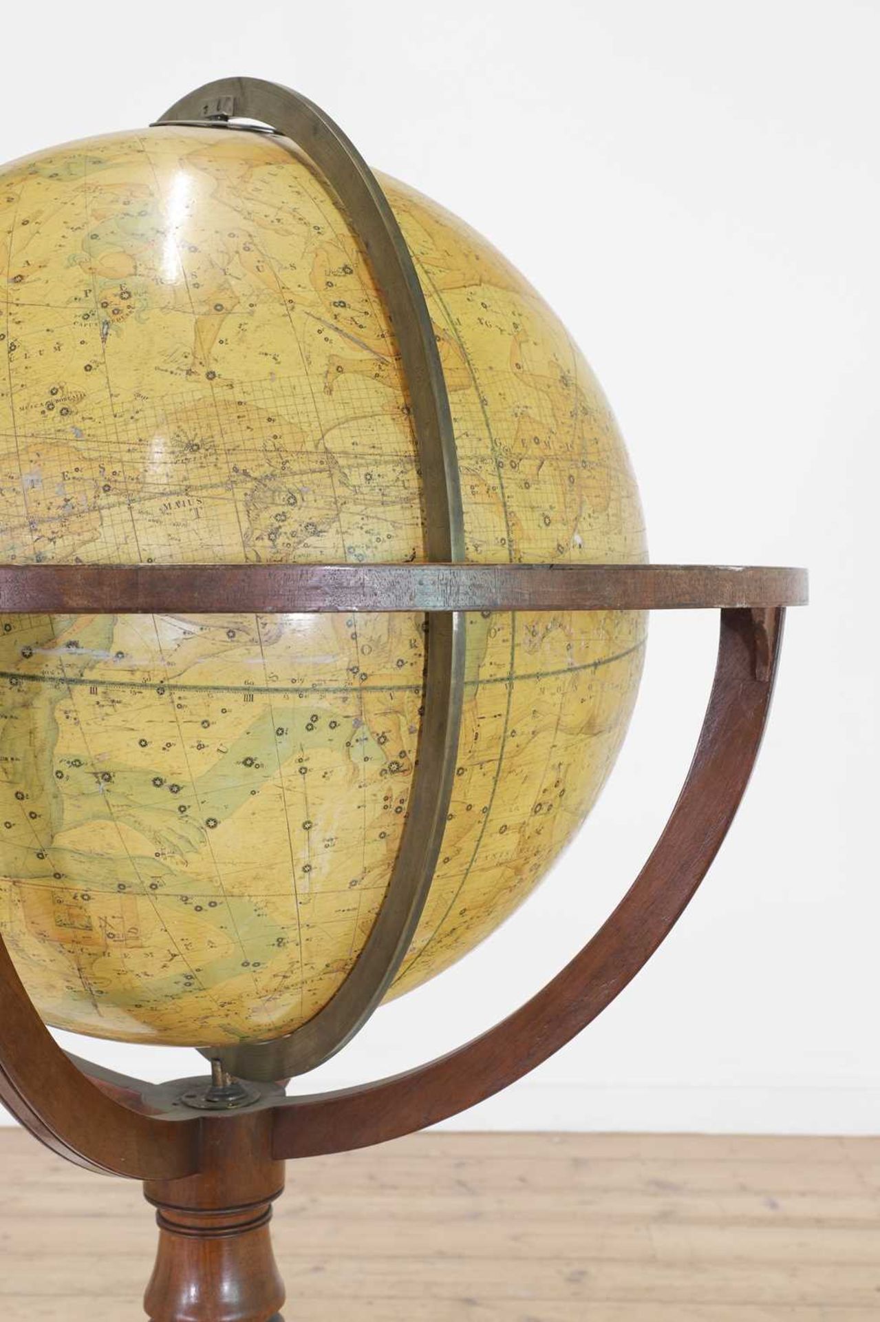 A large celestial library globe by J & W Cary,