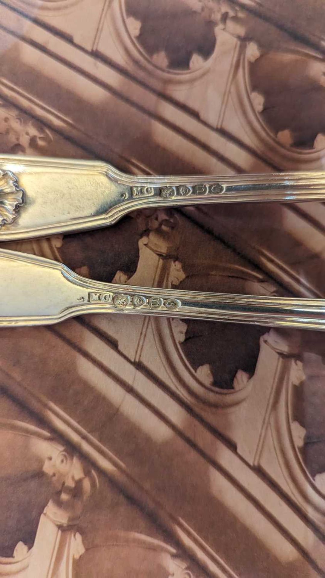 A composed George IV silver flatware service, - Image 44 of 46