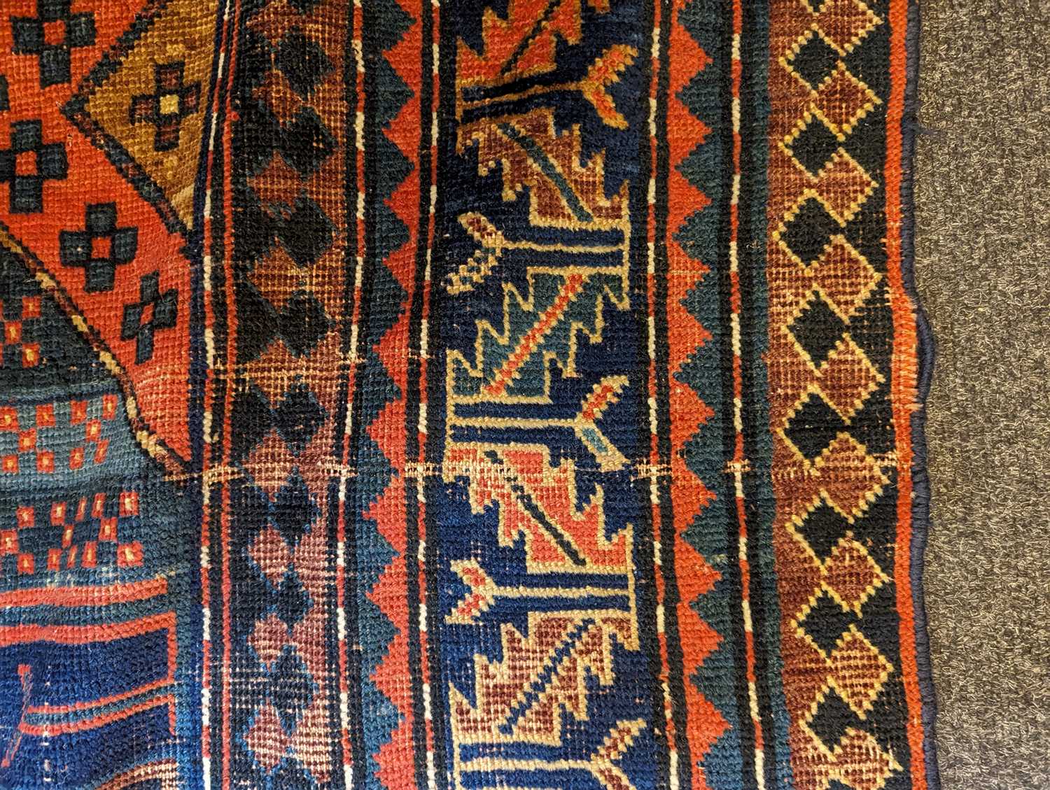 A Kazak wool rug - Image 24 of 49