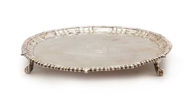 A George III silver salver