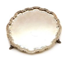 A silver salver