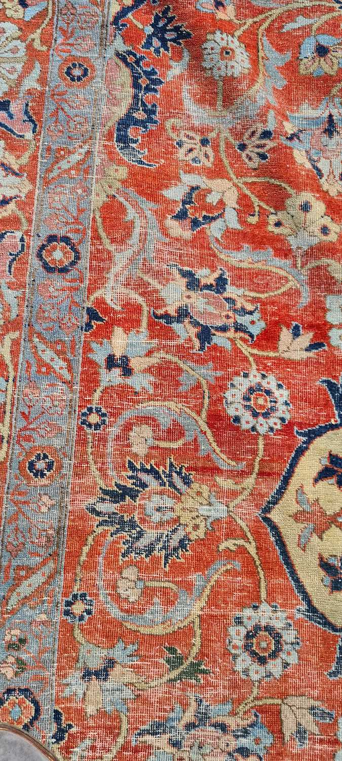 A Heriz wool carpet, - Image 14 of 25