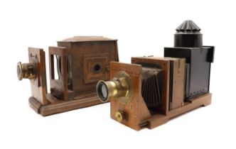 A Wallace Heaton toleware Magic Lantern,