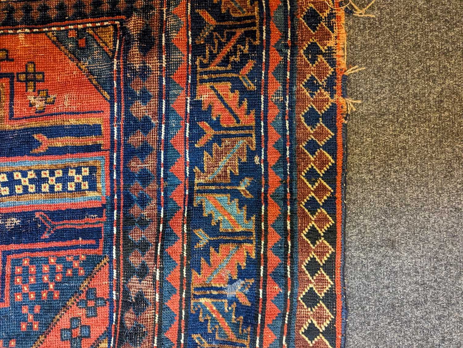 A Kazak wool rug - Image 21 of 49