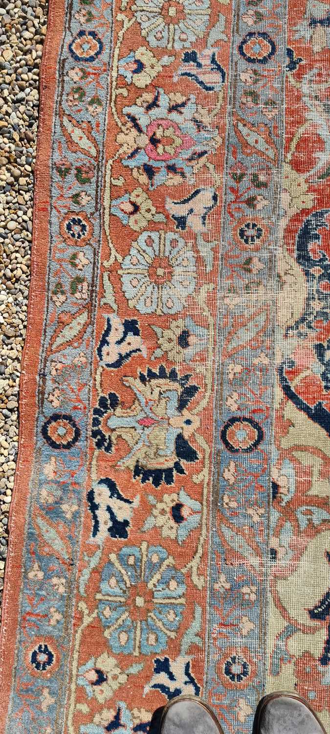 A Heriz wool carpet, - Image 12 of 25