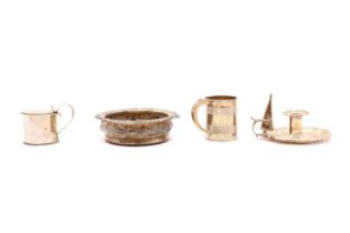 A group of George III silver items,