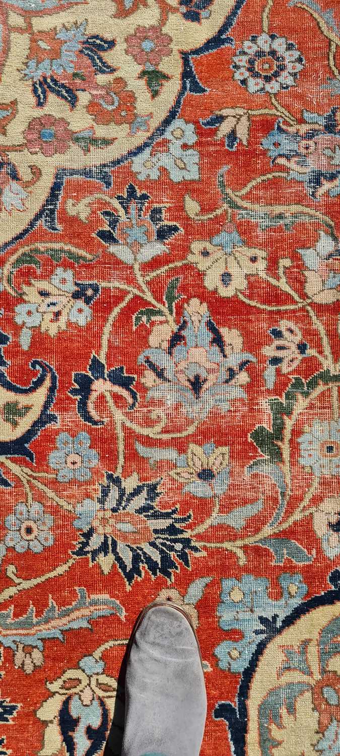 A Heriz wool carpet, - Image 13 of 25