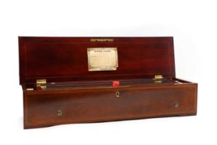 A Nicole Freres rosewood music box