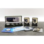 A 2005 silver proof Britannia collection four coin set,