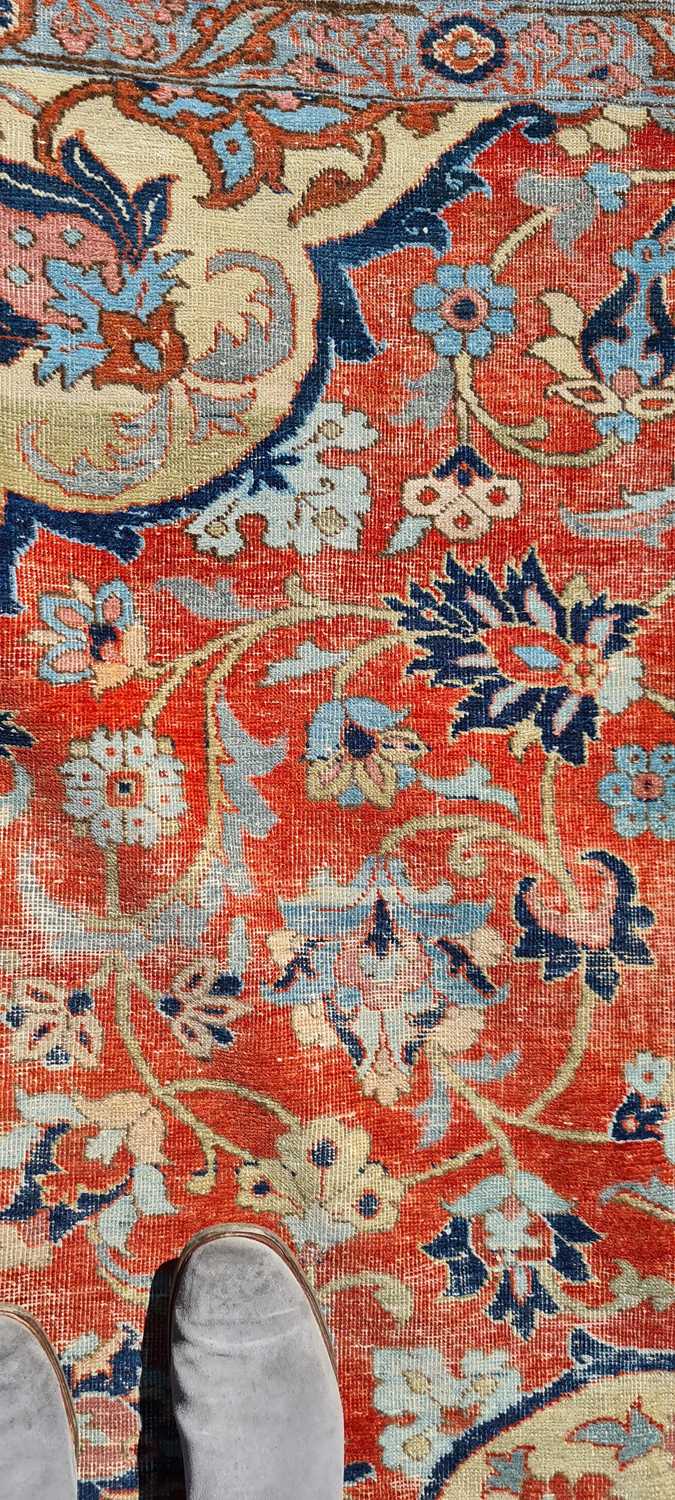 A Heriz wool carpet, - Image 23 of 25