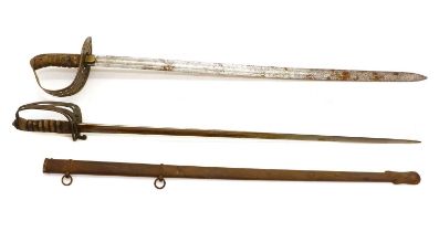 A Victorian officer's sword