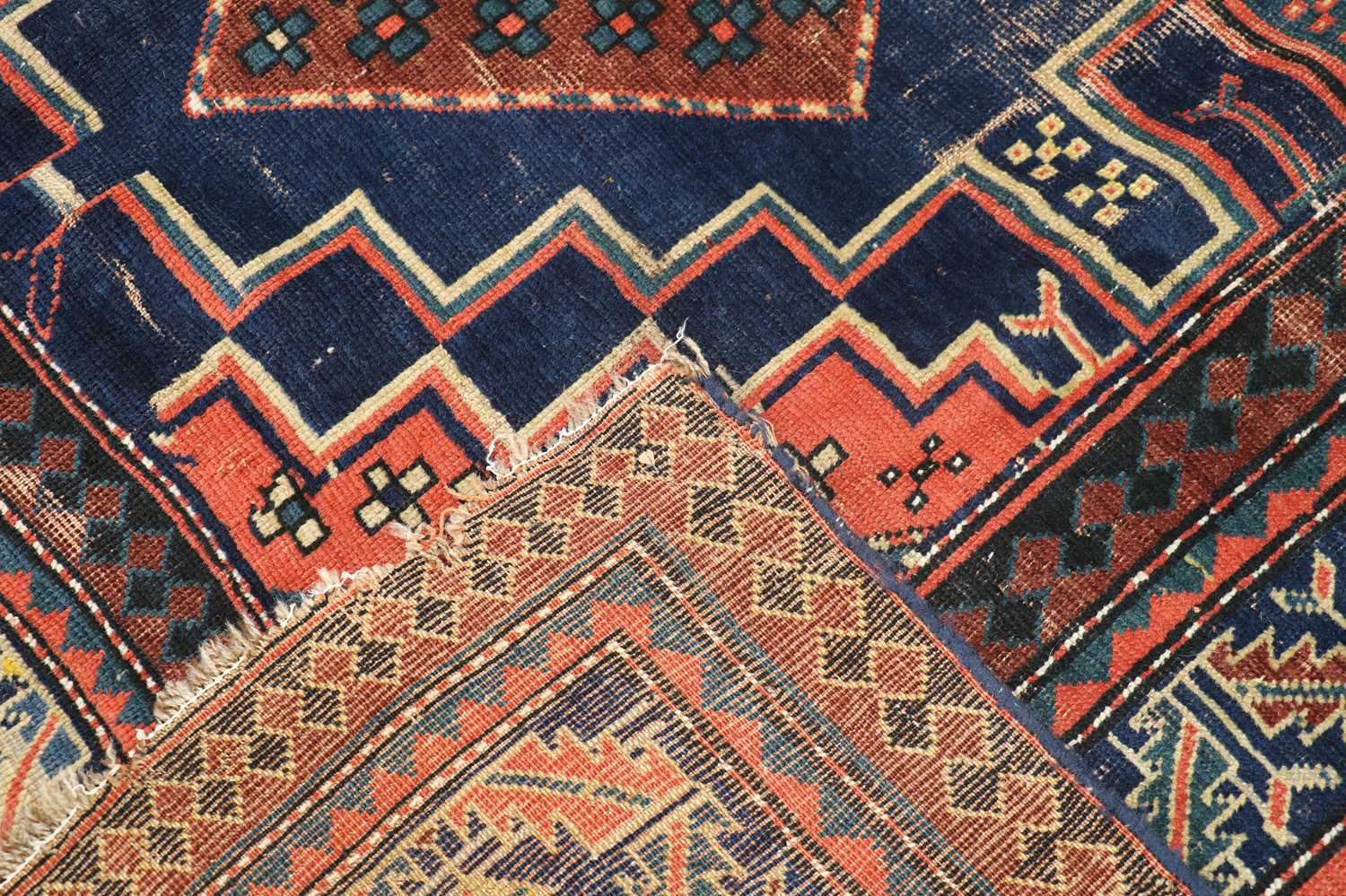 A Kazak wool rug - Image 2 of 49