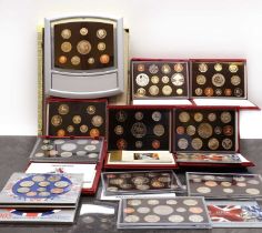 A collection of Royal Mint proof sets,
