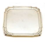 A silver salver