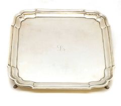 A silver salver