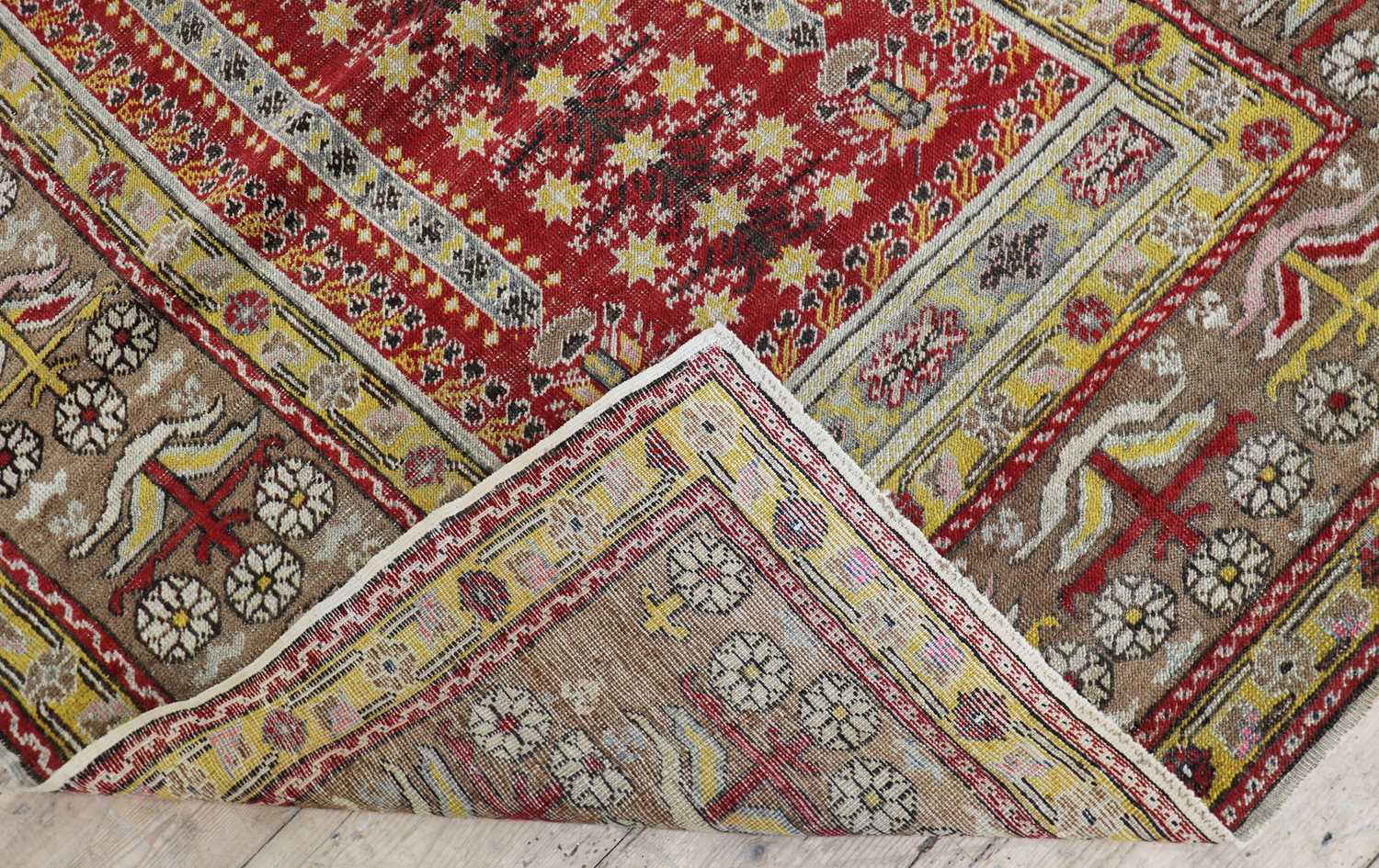 An Anatolian wool prayer rug - Image 2 of 18