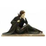 A spelter figure,