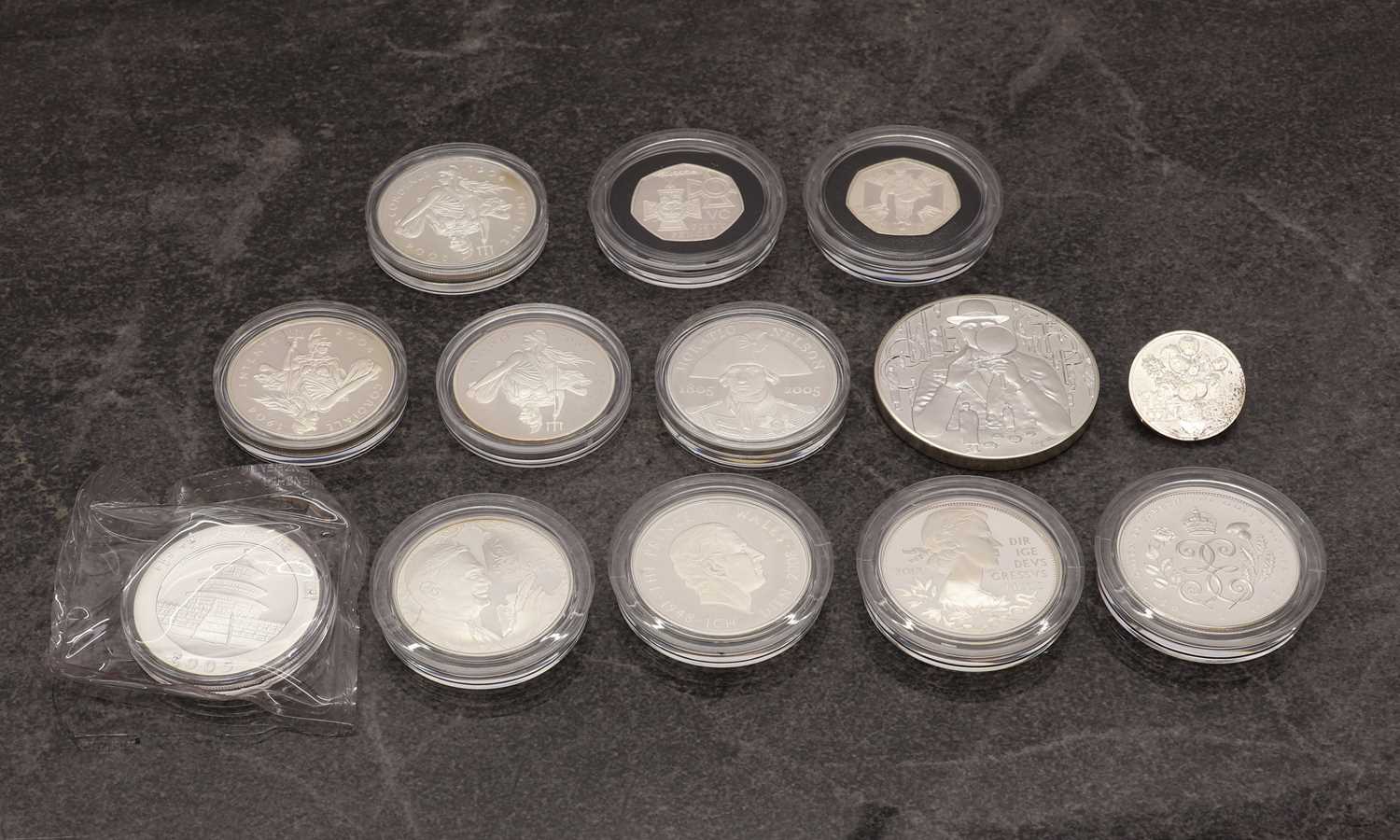 A collection of silver proof coins comprising, - Image 2 of 3