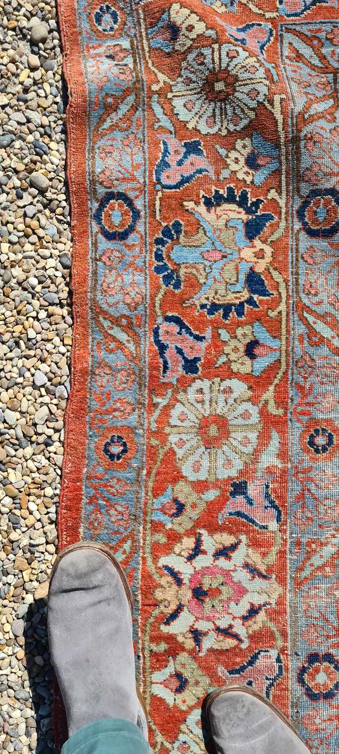 A Heriz wool carpet, - Image 3 of 25