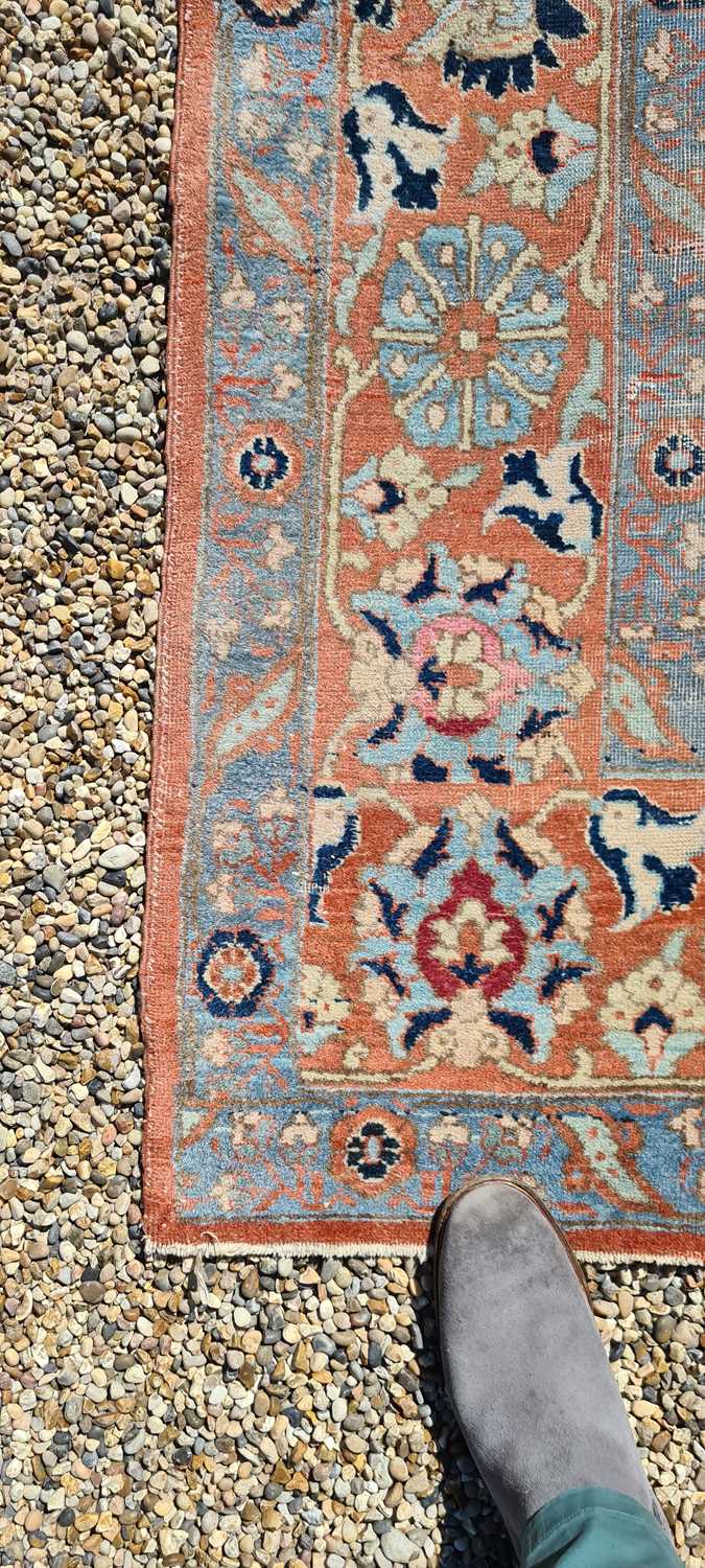A Heriz wool carpet, - Image 8 of 25