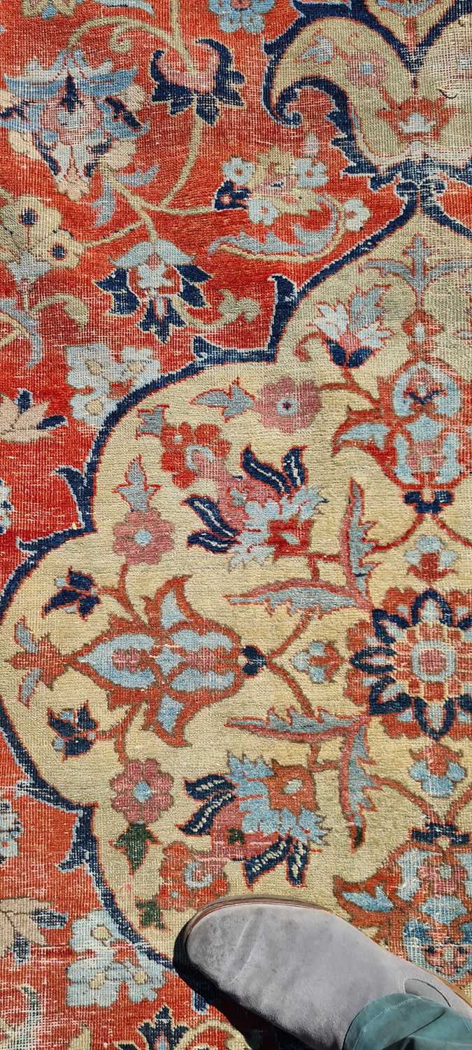 A Heriz wool carpet, - Image 10 of 25