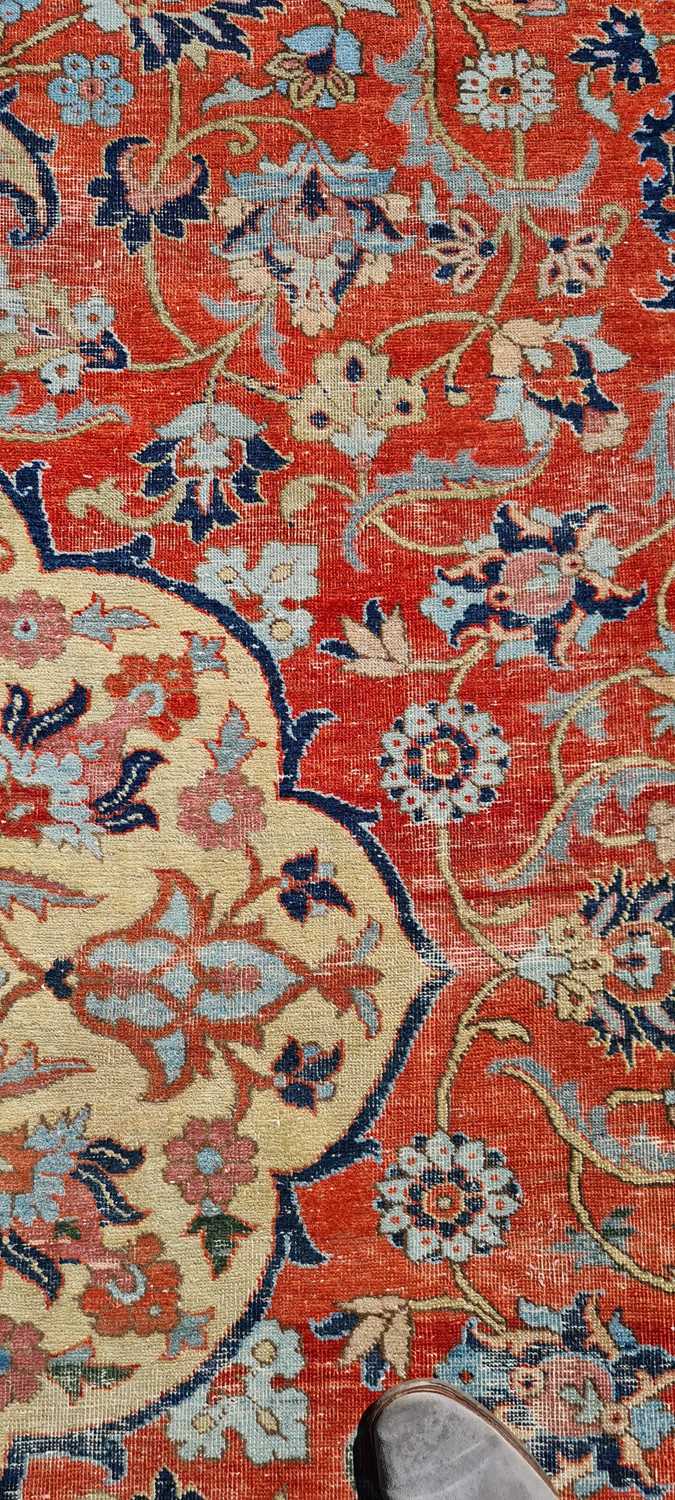 A Heriz wool carpet, - Image 15 of 25