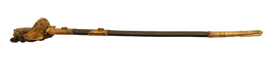 An 1846 pattern officer's naval sword,