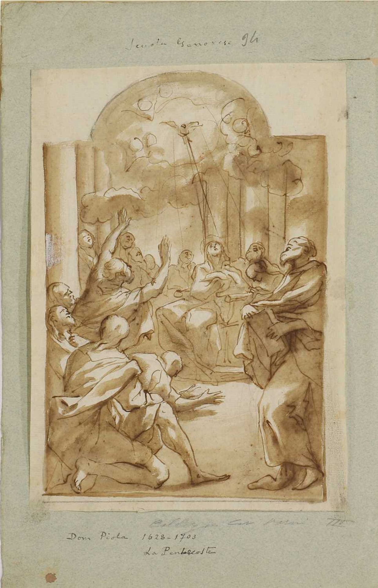 Domenico Piola (Italian, 1627-1703) - Image 2 of 5