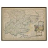 Two MAPS: 1- Emanuel Bowen: An Accurate map of the County of Essex,