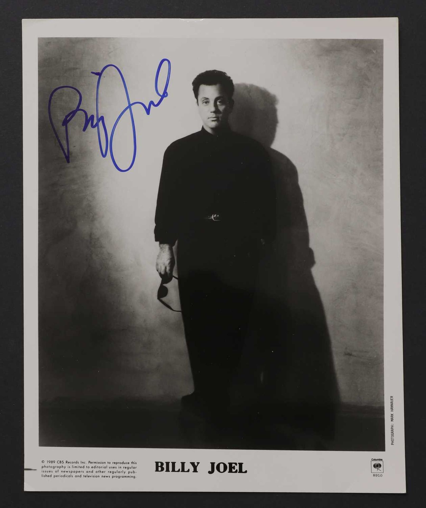 Dire Straits: Mark Knopfler autograph on promo card, / Elton John: signed photograph, / Elvis Coste - Image 2 of 5