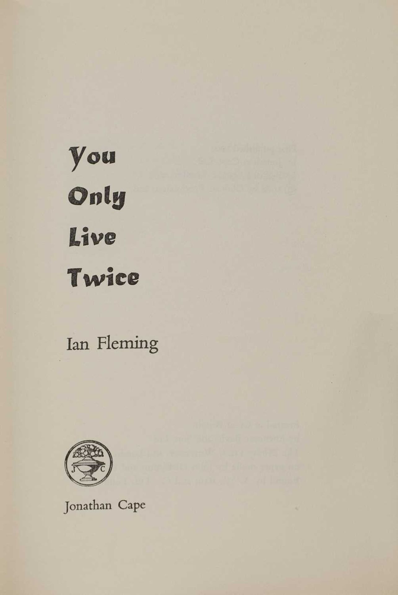 Ian FLEMING: 1- Five first editions: - Bild 7 aus 7