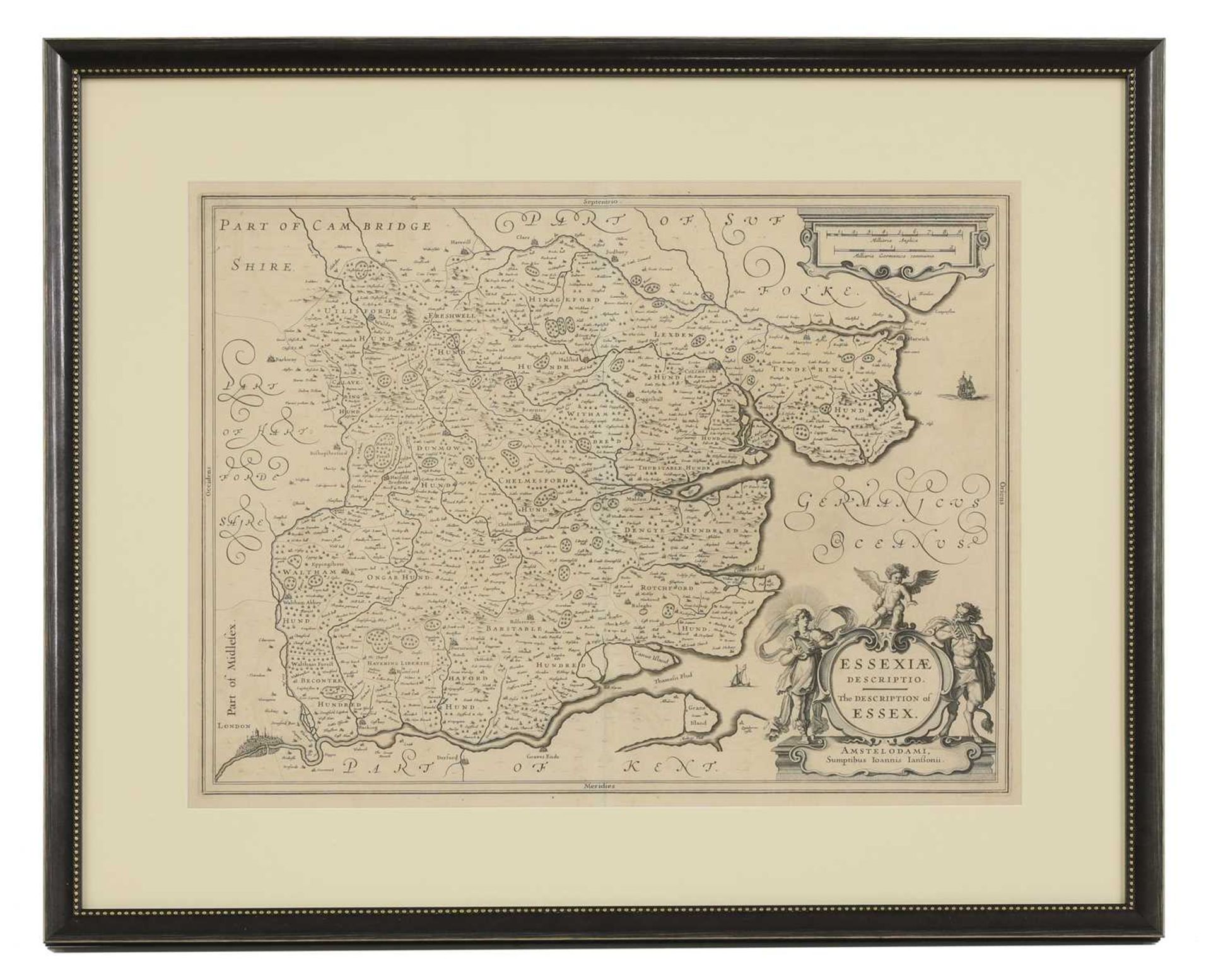 Four Essex MAPS: Emanuel Bowen: An Accurate map of the County of Essex, - Image 2 of 6