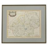 Morden: Four Maps- Hertfordshire; Suffolk; Derbyshire; & Britannia Romana,