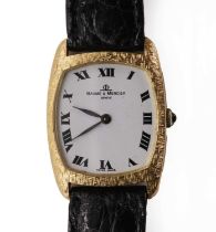 An 18ct gold Baume & Mercier mechanical wristwatch,