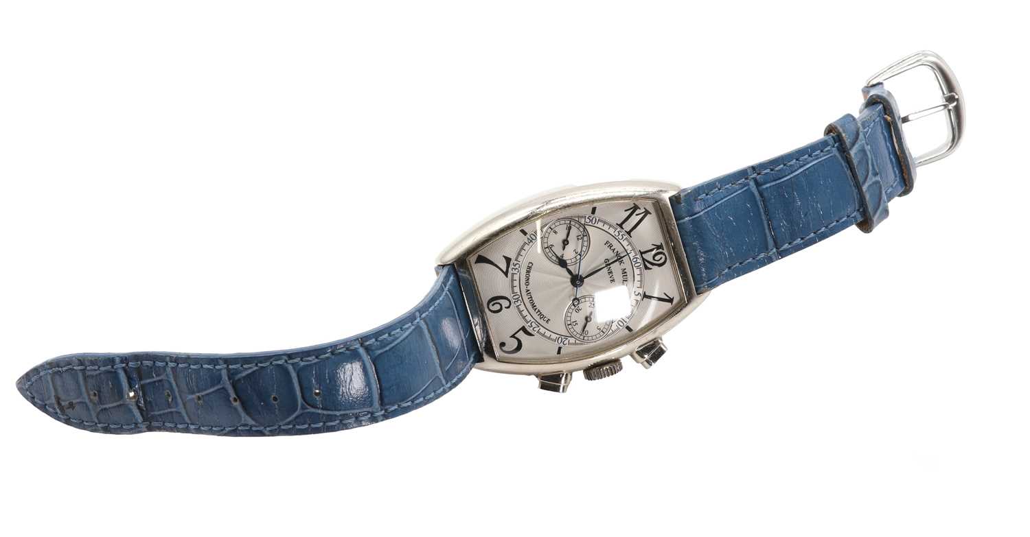 An 18ct white gold Frank Muller Casablanca automatic chronograph strap watch, - Image 2 of 3