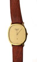An 18ct gold Chopard for Kutchinsky quartz strap watch,
