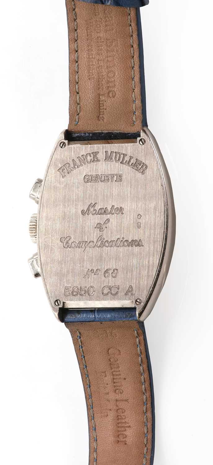 An 18ct white gold Frank Muller Casablanca automatic chronograph strap watch, - Image 3 of 3