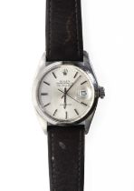 A gentlemen's stainless steel Rolex Air King Date Precision automatic strap watch,