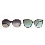 A pair of Fendi faux tortoiseshell framed sunglasses,