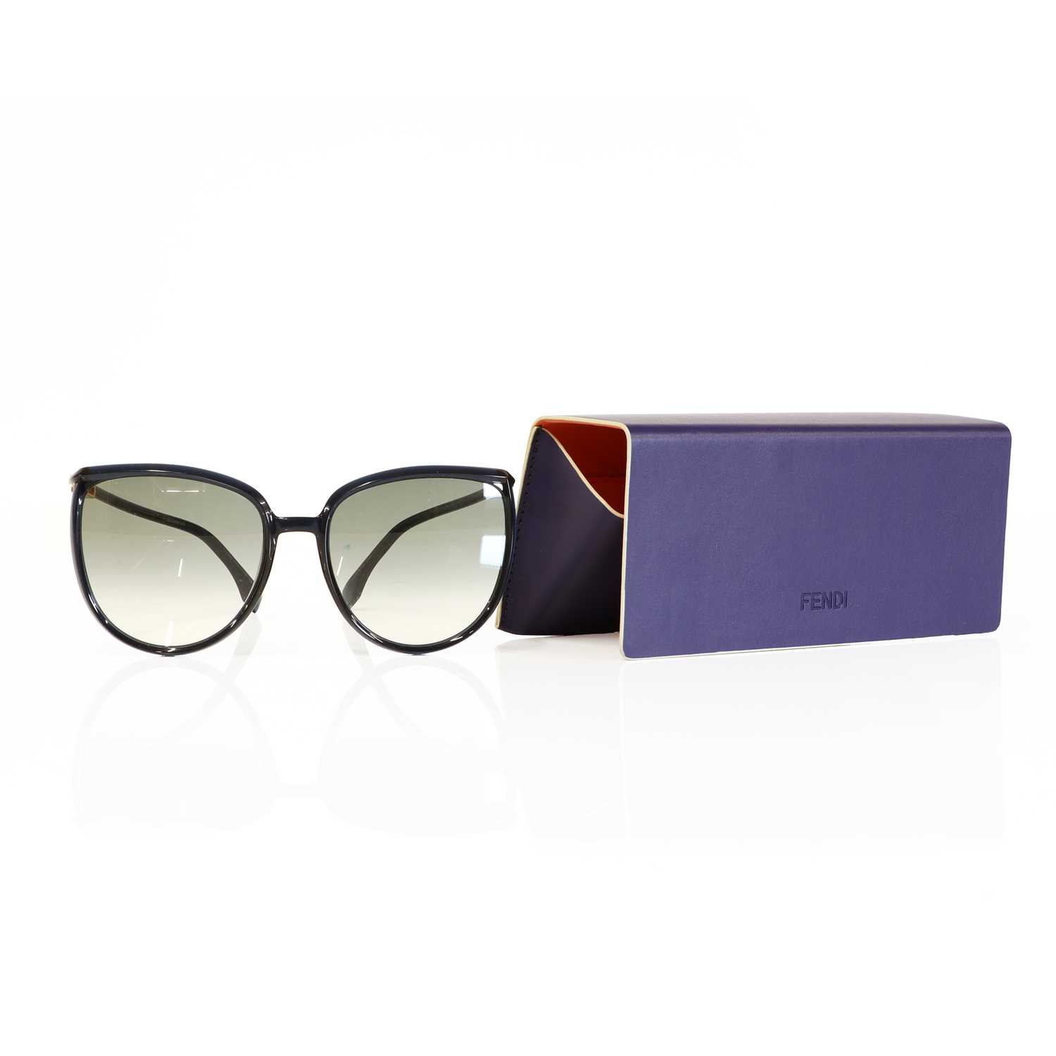 A pair of Christian Dior faux tortoiseshell and silver-rimmed sunglasses, - Image 6 of 9