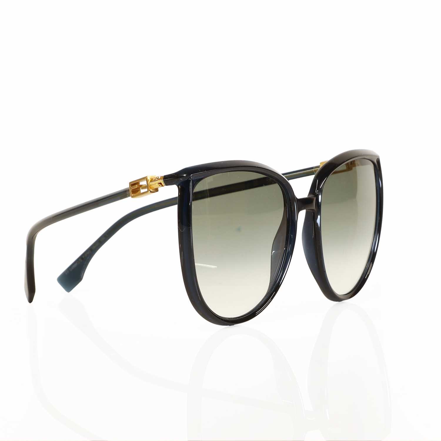 A pair of Christian Dior faux tortoiseshell and silver-rimmed sunglasses, - Image 5 of 9