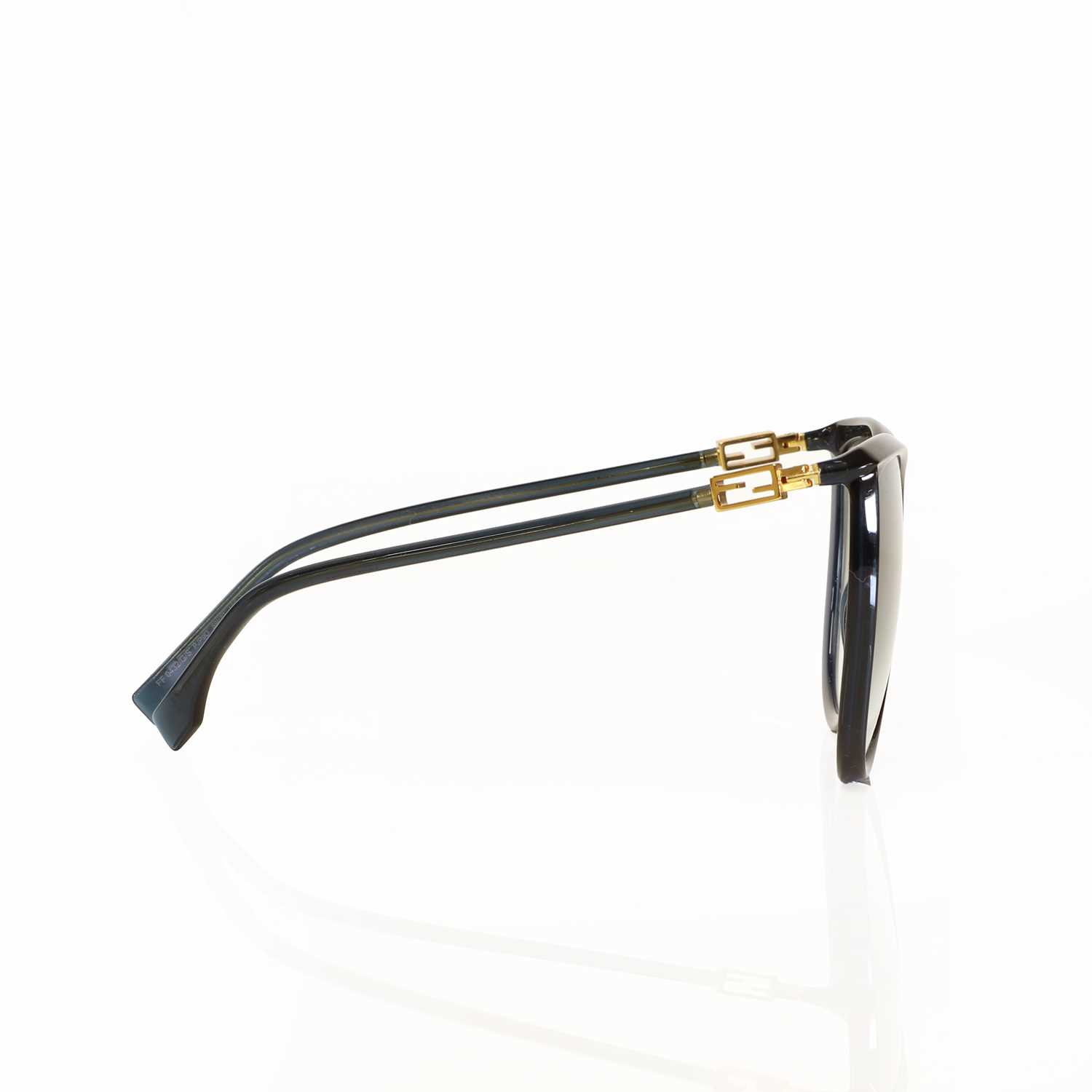 A pair of Christian Dior faux tortoiseshell and silver-rimmed sunglasses, - Image 2 of 9