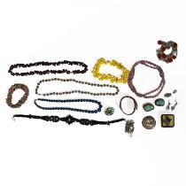 A large collection costume jewellery,
