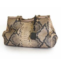 A Coach python embossed leather handbag,